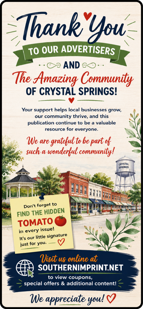 Thank You Crystal Springs
